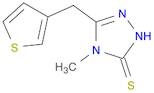 3H-1,2,4-Triazole-3-thione, 2,4-dihydro-4-methyl-5-(3-thienylmethyl)-