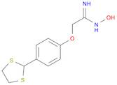 Ethanimidamide, 2-[4-(1,3-dithiolan-2-yl)phenoxy]-N-hydroxy-