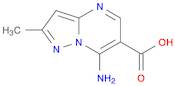 Pyrazolo[1,5-a]pyrimidine-6-carboxylic acid, 7-amino-2-methyl-