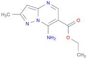 Pyrazolo[1,5-a]pyrimidine-6-carboxylic acid, 7-amino-2-methyl-, ethyl ester