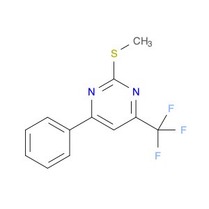 Pyrimidine, 2-(methylthio)-4-phenyl-6-(trifluoromethyl)-