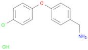 Benzenemethanamine, 4-(4-chlorophenoxy)-, hydrochloride (1:1)