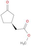 Cyclopentaneacetic acid, 3-oxo-, methyl ester, (1S)-