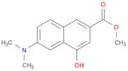 2-Naphthalenecarboxylic acid, 6-(diMethylaMino)-4-hydroxy-, Methyl ester