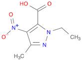 1H-Pyrazole-5-carboxylic acid, 1-ethyl-3-methyl-4-nitro-