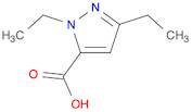 1H-Pyrazole-5-carboxylic acid, 1,3-diethyl-