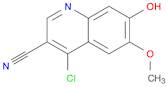 3-Quinolinecarbonitrile, 4-chloro-7-hydroxy-6-methoxy-