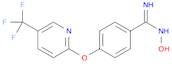 Benzenecarboximidamide, N-hydroxy-4-[[5-(trifluoromethyl)-2-pyridinyl]oxy]-