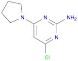 2-Pyrimidinamine, 4-chloro-6-(1-pyrrolidinyl)-