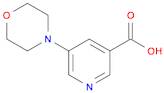 3-Pyridinecarboxylic acid, 5-(4-morpholinyl)-