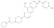 2-Propen-1-one, 1-[4-[2-oxo-2-(1-pyrrolidinyl)ethyl]-1-piperazinyl]-3-(3,4,5-trimethoxyphenyl)-, (…