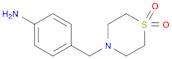 Benzenamine, 4-[(1,1-dioxido-4-thiomorpholinyl)methyl]-