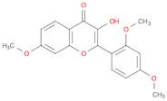 4H-1-Benzopyran-4-one, 2-(2,4-dimethoxyphenyl)-3-hydroxy-7-methoxy-