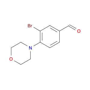 Benzaldehyde, 3-bromo-4-(4-morpholinyl)-