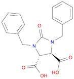 4,5-Imidazolidinedicarboxylic acid, 1,3-dibenzyl-2-oxo-, trans- (8CI)