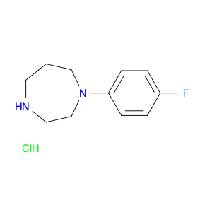 1H-1,4-Diazepine, 1-(4-fluorophenyl)hexahydro-, hydrochloride (1:1)