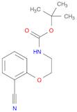 Carbamic acid, [2-(2-cyanophenoxy)ethyl]-, 1,1-dimethylethyl ester (9CI)