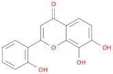 4H-1-Benzopyran-4-one, 7,8-dihydroxy-2-(2-hydroxyphenyl)-