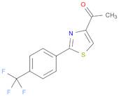 Ethanone, 1-[2-[4-(trifluoromethyl)phenyl]-4-thiazolyl]-