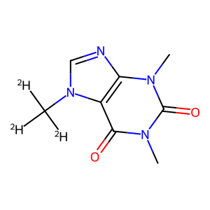 1H-Purine-2,6-dione, 3,7-dihydro-1,3-dimethyl-7-(methyl-d3)-