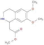 1-Isoquinolineacetic acid, 1,2,3,4-tetrahydro-6,7-dimethoxy-, methyl ester