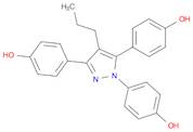 Phenol, 4,4',4''-(4-propyl-1H-pyrazole-1,3,5-triyl)tris-