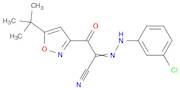 3-Isoxazolepropanenitrile, α-[2-(3-chlorophenyl)hydrazinylidene]-5-(1,1-dimethylethyl)-β-oxo-