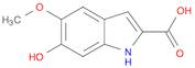 1H-Indole-2-carboxylic acid, 6-hydroxy-5-methoxy-