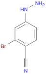 Benzonitrile, 2-broMo-4-hydrazinyl-