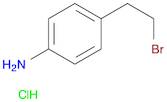 Benzenamine, 4-(2-bromoethyl)-, hydrochloride (1:1)