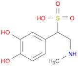 Benzenemethanesulfonic acid, 3,4-dihydroxy-α-[(methylamino)methyl]-