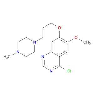 Quinazoline, 4-chloro-6-methoxy-7-[3-(4-methyl-1-piperazinyl)propoxy]-