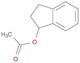 1H-Inden-1-ol, 2,3-dihydro-, 1-acetate