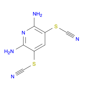 Thiocyanic acid, C,C'-(2,6-diamino-3,5-pyridinediyl) ester