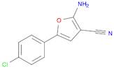 3-Furancarbonitrile, 2-amino-5-(4-chlorophenyl)-