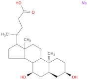 Cholan-24-oic acid, 3,7-dihydroxy-, monosodium salt, (3α,5β,7α)-