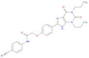 Acetamide, N-(4-cyanophenyl)-2-[4-(2,3,6,9-tetrahydro-2,6-dioxo-1,3-dipropyl-1H-purin-8-yl)phenoxy…