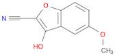 2-Benzofurancarbonitrile, 3-hydroxy-5-methoxy-