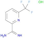 2-Pyridinecarboximidamide, 6-(trifluoromethyl)-, hydrochloride (1:1)