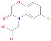 4H-1,4-Benzoxazine-4-acetic acid, 6-chloro-2,3-dihydro-3-oxo-