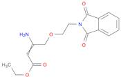 2-Butenoic acid, 3-amino-4-[2-(1,3-dihydro-1,3-dioxo-2H-isoindol-2-yl)ethoxy]-, ethyl ester