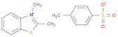 Benzothiazolium, 2,3-dimethyl-, 4-methylbenzenesulfonate (1:1)