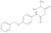 Pentanamide, 4-methyl-3-oxo-N-[4-(phenylmethoxy)phenyl]-