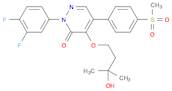 3(2H)-Pyridazinone, 2-(3,4-difluorophenyl)-4-(3-hydroxy-3-methylbutoxy)-5-[4-(methylsulfonyl)phe...