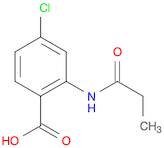 Benzoic acid, 4-chloro-2-[(1-oxopropyl)amino]-