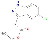 1H-Indazole-3-acetic acid, 5-chloro-, ethyl ester