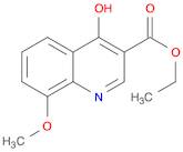 3-Quinolinecarboxylic acid, 4-hydroxy-8-methoxy-, ethyl ester