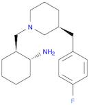 CYCLOHEXANAMINE, 2-[[(3S)-3-[(4-FLUOROPHENYL)METHYL]-1-PIPERIDINYL]METHYL]-, (1R,2S)-