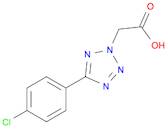 2H-Tetrazole-2-acetic acid, 5-(4-chlorophenyl)-