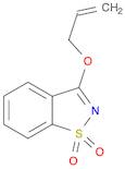 1,2-Benzisothiazole, 3-(2-propen-1-yloxy)-, 1,1-dioxide